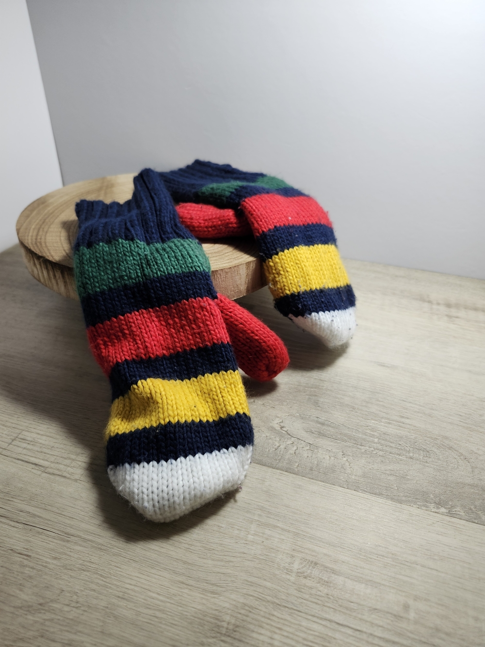 Hudson's Bay Company  Striped Knit Mittens - Multicolor HBC